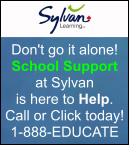 Sylvan Learning, Don't go it alone! School Support at Sylvan is here to Help Call or Click today! 1-888-EDUCATE. www.sylvanlearning.com